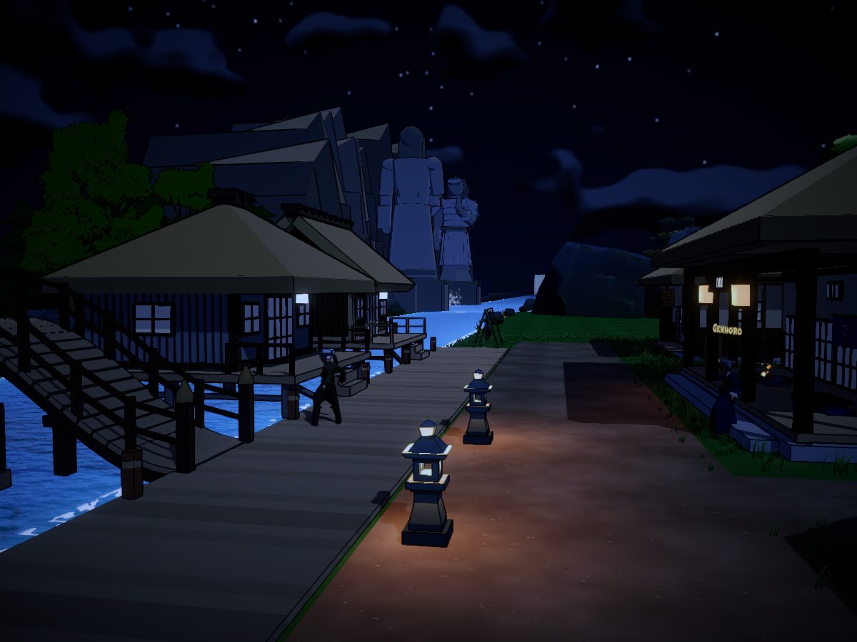 Kawa at night
